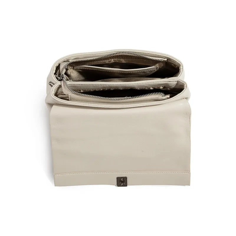 CentarlKatty PU One Shoulder Handbag Women's Moon White-5
