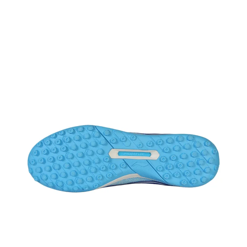 LiNing Artificial Ground Cushioning, Slip Resistant, And Abrasion Resistant Soccer Shoes Men's Fluorescent Sky Blue-2