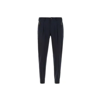 PT Pantaloni Torino Casual Pants Men's Dark Blue