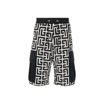 BALMAIN Cargo Shorts Men Black