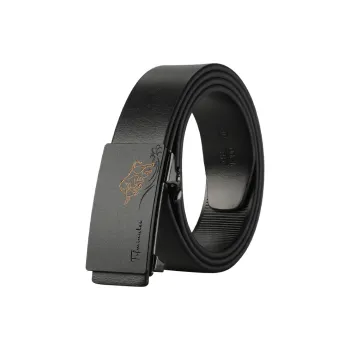 15 MINS Cow Split Leather Belts Men's Width 3.3cm