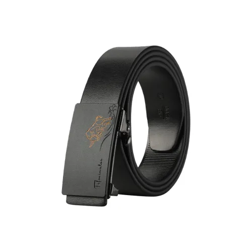 15 MINS Cow Split Leather Belts Men's Width 3.3cm