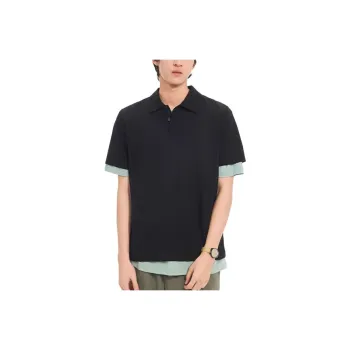 Pony Polo Shirts Men Black