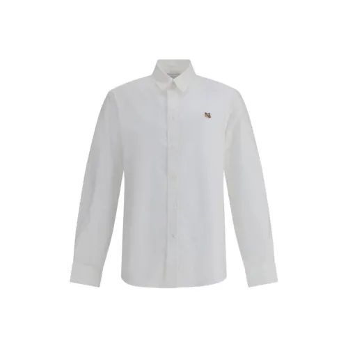 Maison Kitsune Fox Head Patch Long Sleeved T Shirt