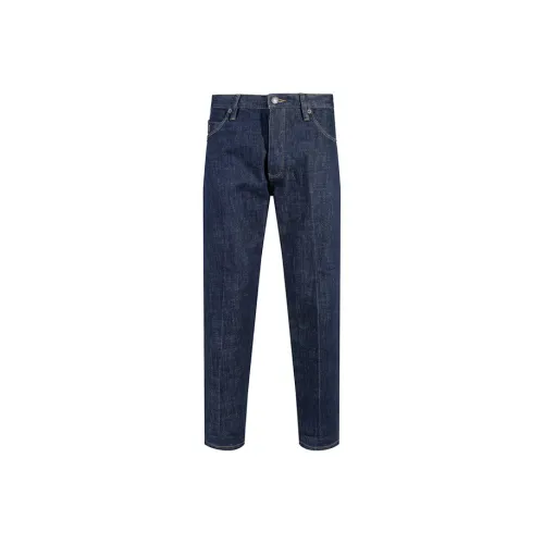 EMPORIO ARMANI SS24 Jeans Men's Dark Denim Blue Color
