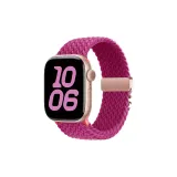 Parachute Snap Buckle Woven Strap, Magenta