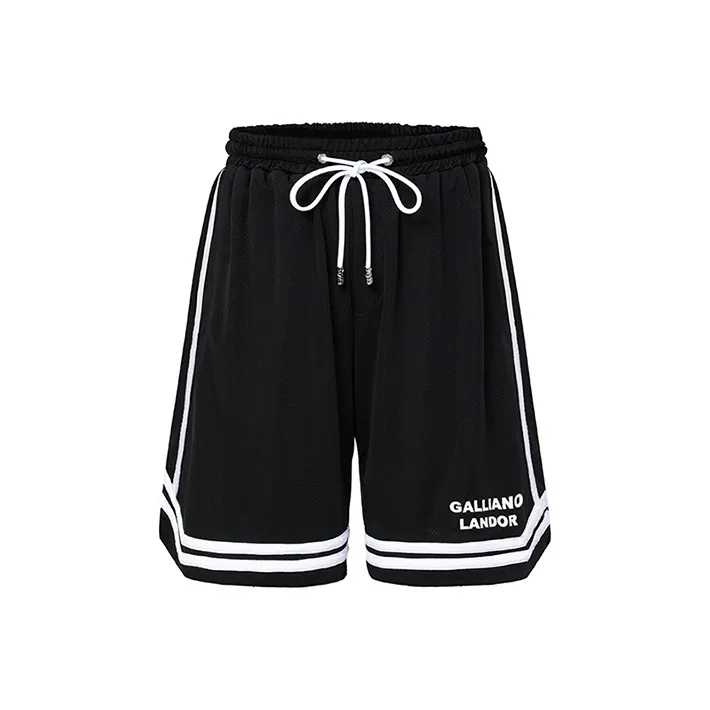 GALLIANO LANDOR SS22 Shorts Unisex Black-0