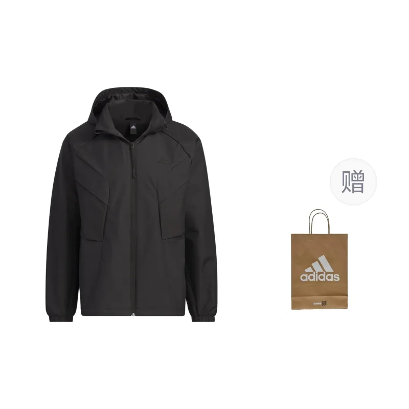 Adidas Jacket Men's Black Shopping Bag-0