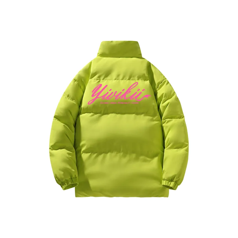 YIVIKII Puffer Jacket Unisex Phantom Black-8