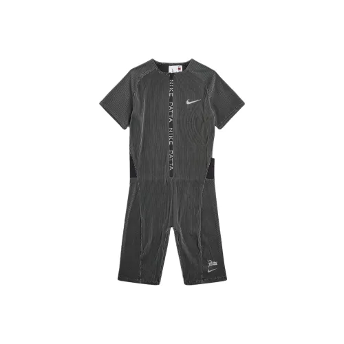 Nike Patta Co brand SS24 Jumpsuit Unisex Black Gray