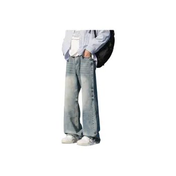 FASTFISH Jeans Unisex Blue Denim