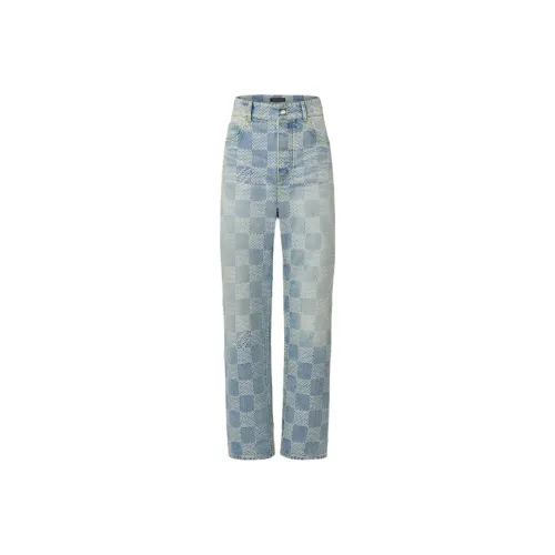 LOUIS VUITTON Damier Denim Skate Pants