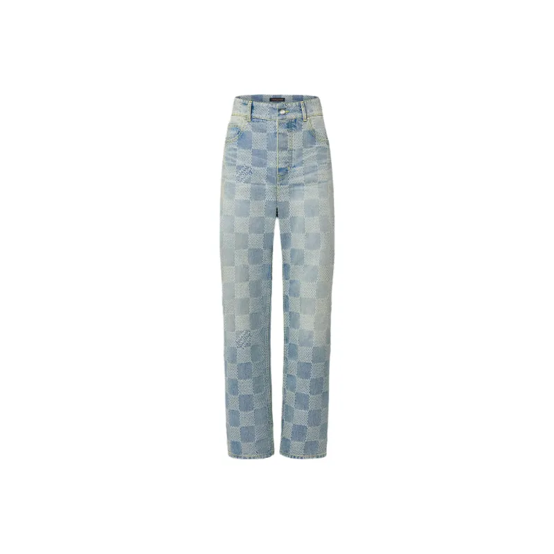 LOUIS VUITTON Damier Denim Skate Pants-0