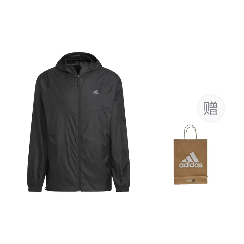 Adidas Jackets Coats Unisex Black Shopping Bag Included-0