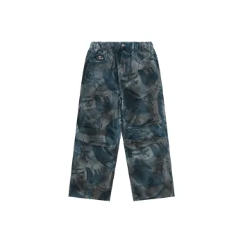 Aape Moonface logo Washed Camo Jeans