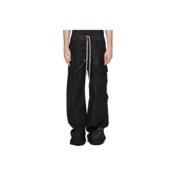 Rick Owens DRKSHDW Imbalanced Double Cargo Jumbo Belas Jeans