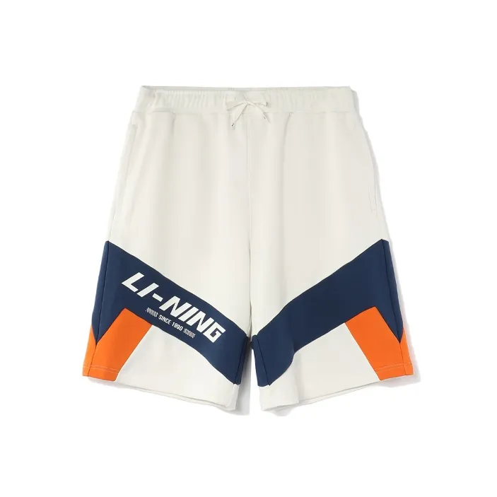 LiNing Casual Shorts Men's Ivory-0