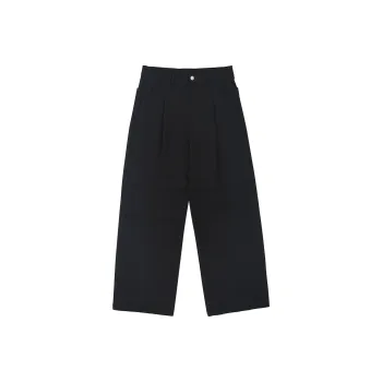 MYSAMESAME Casual Pants Unisex Black In Stock