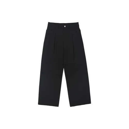 MYSAMESAME Casual Pants Unisex Black In Stock