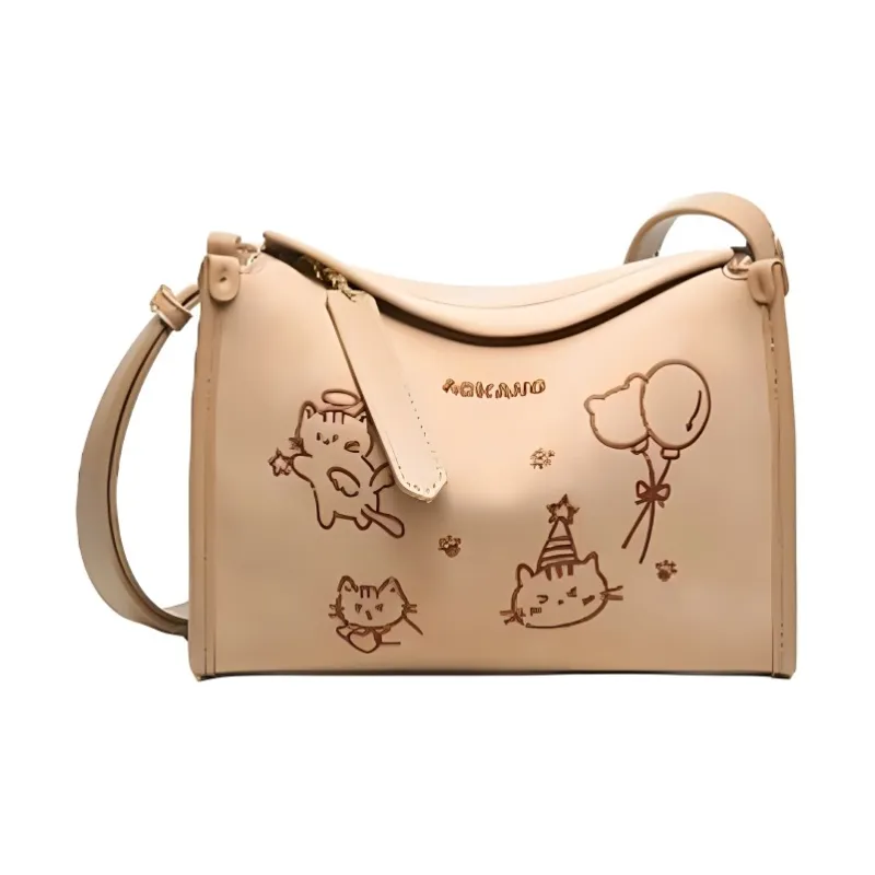 AOKANG Polyurethane Boston Bag Underarm Shoulder Bag, Crossbody Bag Medium Size Women's Multicolor-14