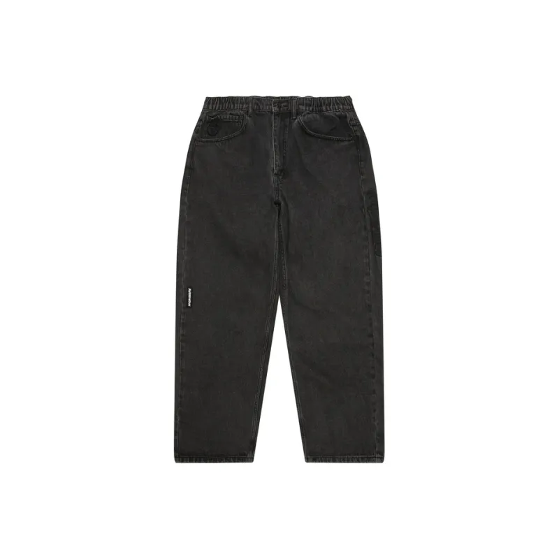 Aape By *A Bathing APE® Aapenow Moonface logo Jeans-0