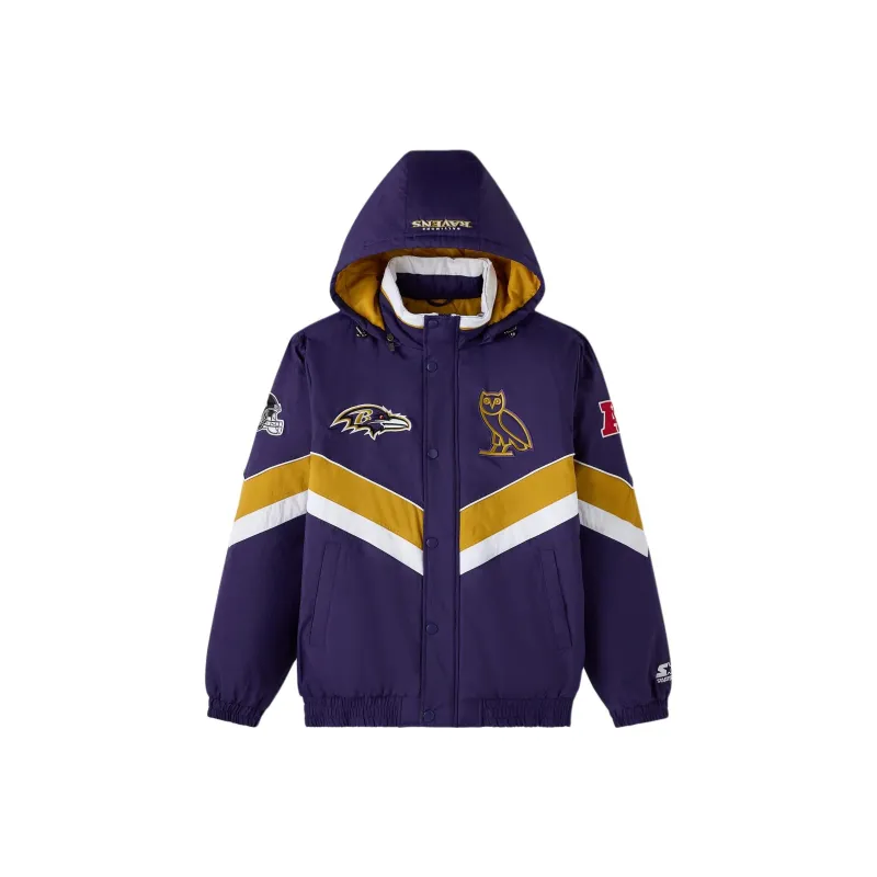 Ovo X NFL Baltimore Ravens Starter Sideline Puffer Jacket-0