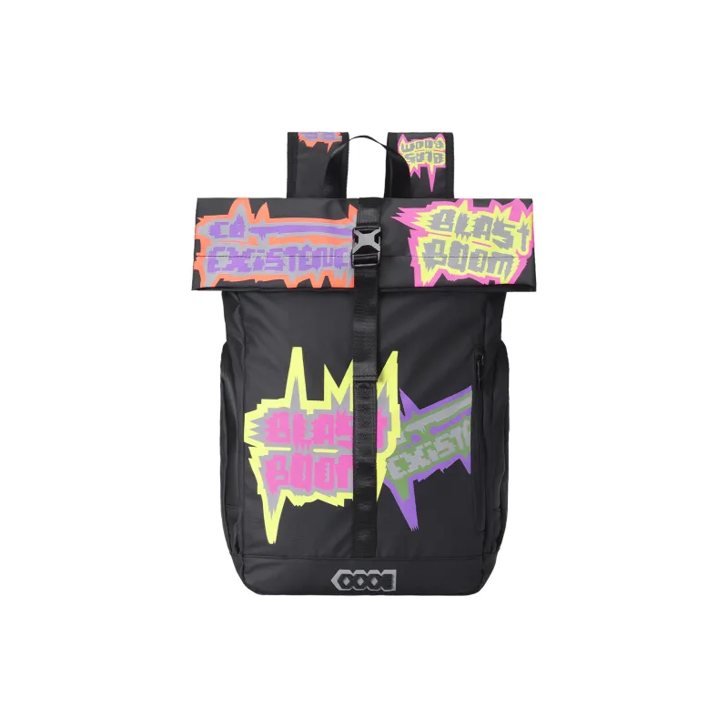 COEXISTENCE Polyester Stain Resistant Water Repellent Backpack Tubas Unisex Yellow-19