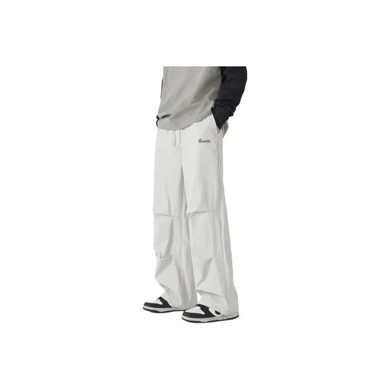 Caramella Casual Pants Unisex White Jade Color-0