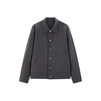 PEACEBIRD MEN Coat Velvet Blazer Unisex
