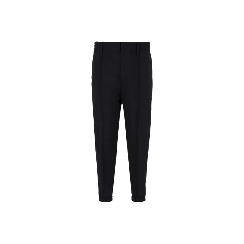 EMPORIO ARMANI Pressed crease Tapered Leg Trousers-0