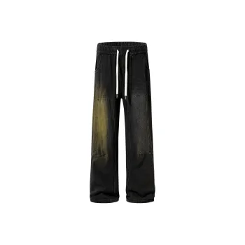 UPZCY Jeans Unisex Black