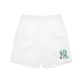 MLB New York Yankees Casual Shorts Unisex White