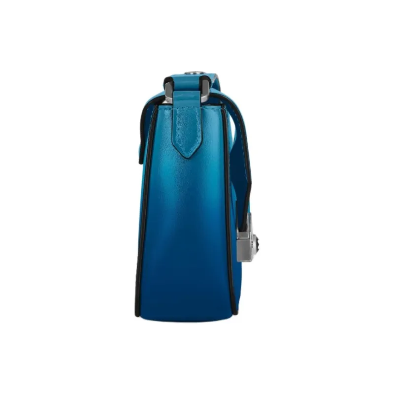 MONTBLANC Meisterstuck Leather Crossbody Bag Mini Unisex Ink Smoky Blue-2