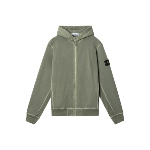 STONE ISLAND Malfilé cotton Fleece Hoodie