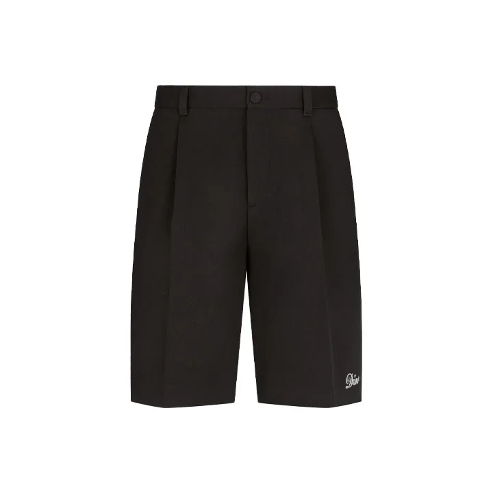 DIOR Quarterly New Products Casual Shorts Men Black-0