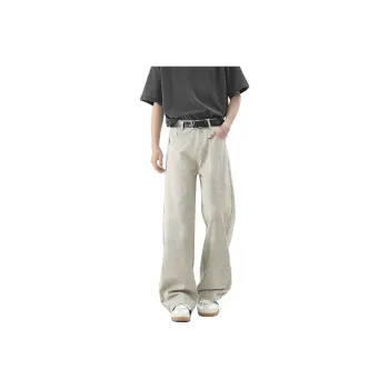 MIIOW Trend Party Series Jeans Unisex Khaki Gray