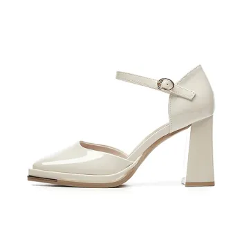 DAPHNE Chunky Heel High Heels 8.5CM Women's