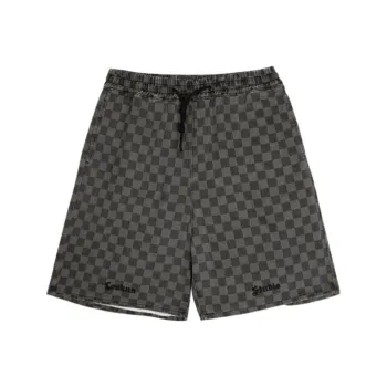 LOOKUN Denim Shorts Men Black
