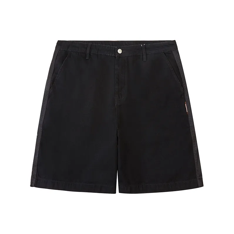 WAYNEXZAVIER Denim Shorts Men's Black-0