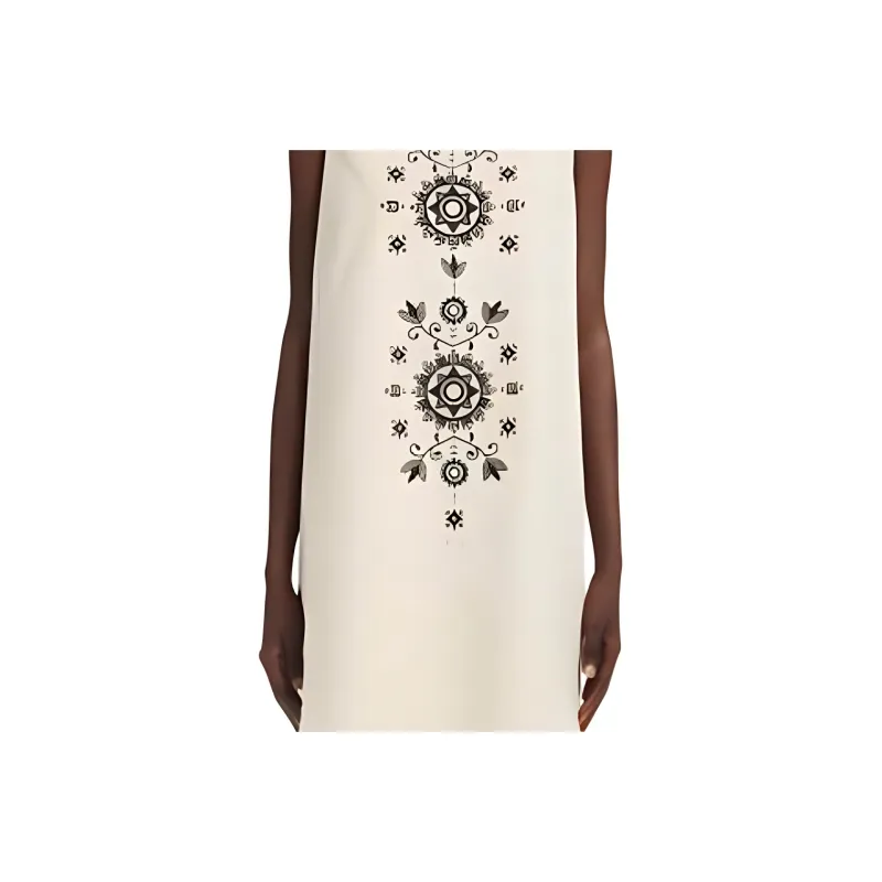 WEEKEND MaxMara Sleeveless Dress Women's Beige-4