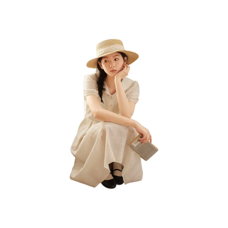 ZIHAN Short Sleeved Dress Women's-1