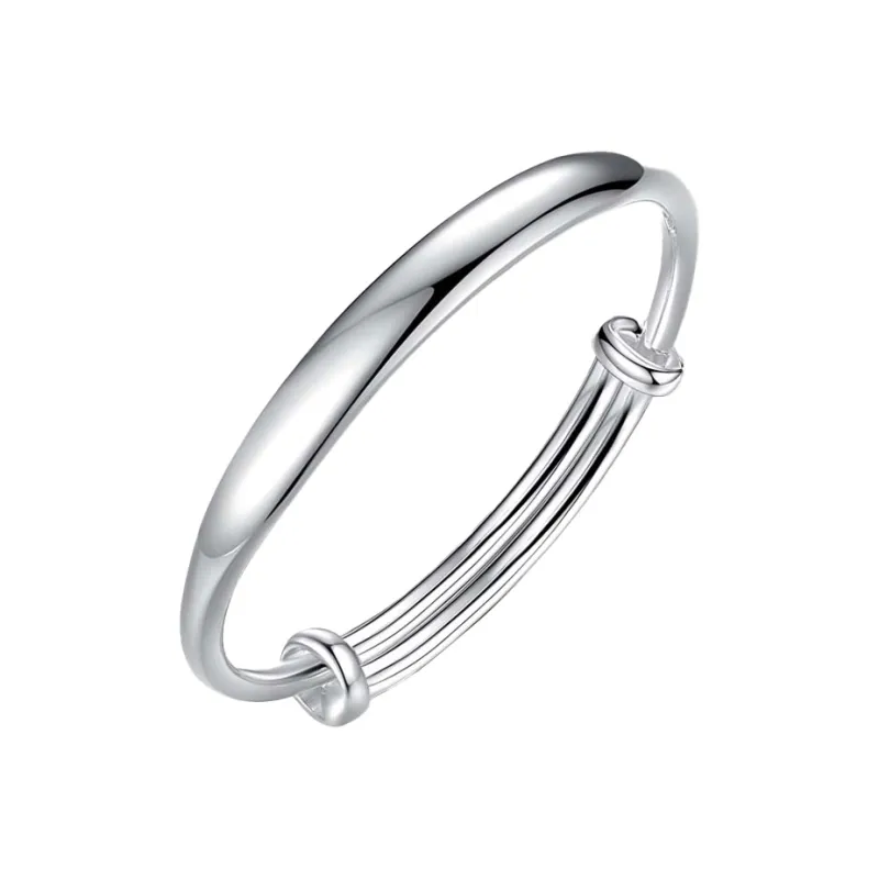 Yuanyanghuangjin 999 Fine Silver Sterling Silver Bracelets Kids'-0