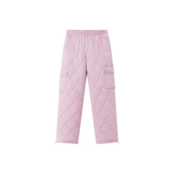 Suamoment Insulated Winter Loose Fit Casual Couple Warm Thickened Pants Unisex