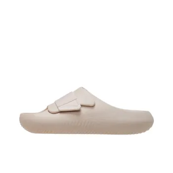 Crocs Mellow Abrasion Resistant Slide Slippers Unisex Nude Pink
