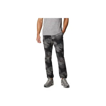 Columbia Casual Pants Men Black Camouflage