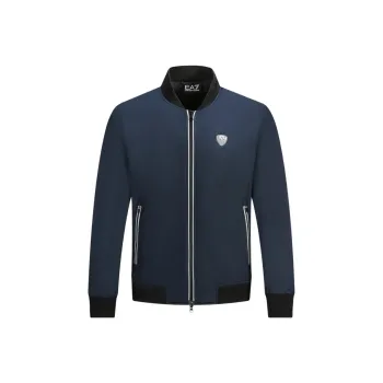 EMPORIO ARMANI Logo patch Bomber Jacket