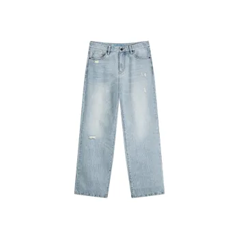 FAIRWHALE Jeans Unisex Light Blue