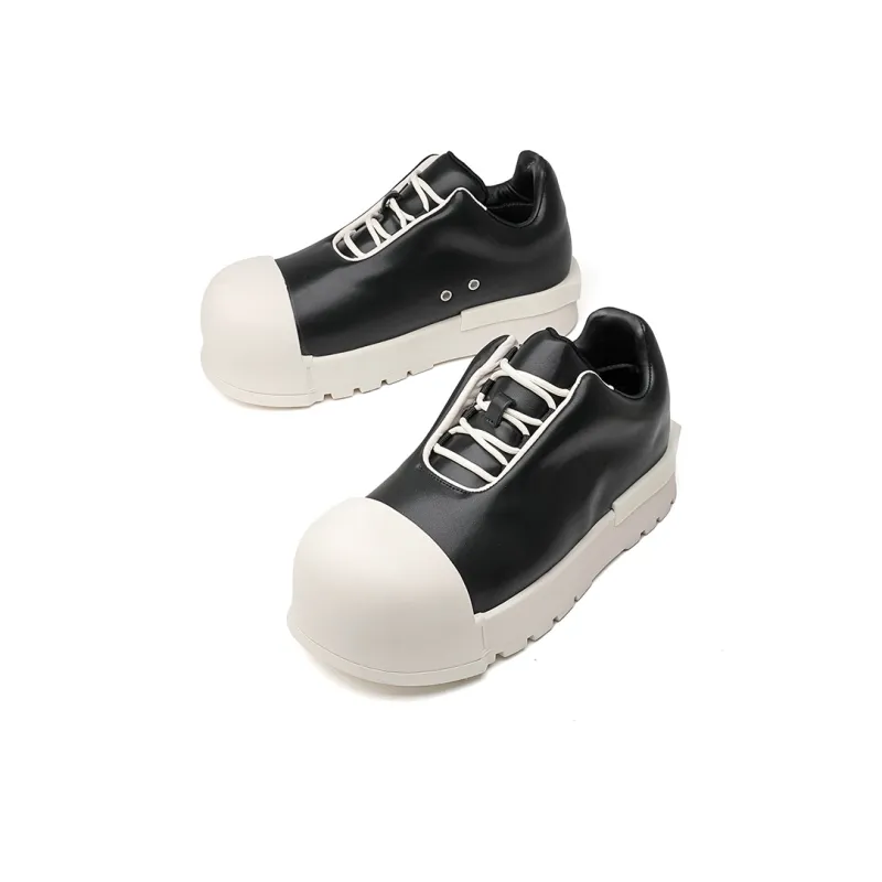 ACEMICKY Slip Resistant, Abrasion Resistant, Waterproof Low Top Casual Shoes Men's Black-2