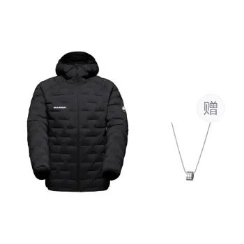 MAMMUT Sender Puffer Jacket Unisex Black Comes With Necklace