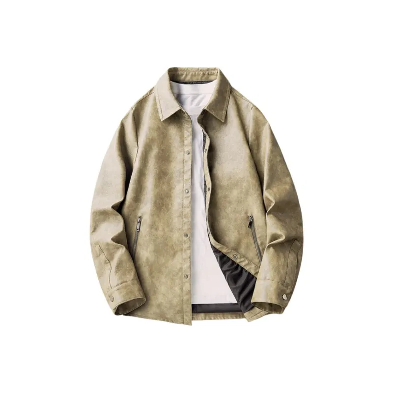 PIERRE CARDIN Leather Jacket Unisex-4